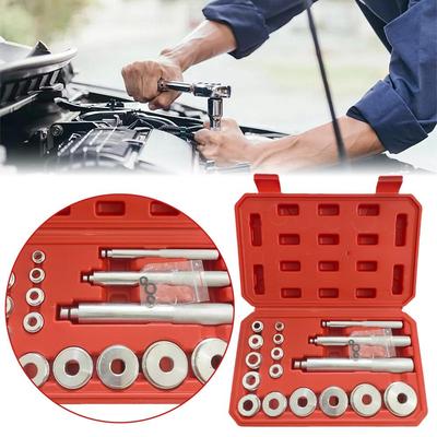 Bearing Disassembly Tool Repair Kit 17 Pcs/Set Seal Driver Installer Remover Automotive Tools Aluminum Wheel Bearing Kit