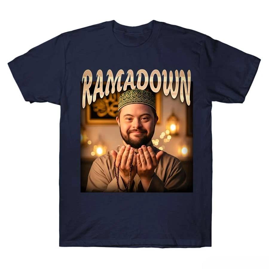 2026 RAMADOWN MEME T-Shirt für Damen und Herren 100% Reine Baumwolle T-Shirt Kurzärmlig Bedrucktes Lässiges Oberteil Einfach und Vielseitig