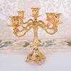 11PCS European Metal Candle Holder Intricate Carved Candle Holders Candelabra  For Dinner Party