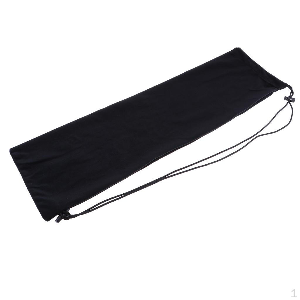 

Badminton Racket Cover Drawstring Shoulder Bag, can to 2 Rackets Black