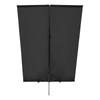 Photography Background Kit with 2x1.5m Adjustable T Shaped Backdrop Stand + 2x1.5m White Backdrop White Screen Backdrop