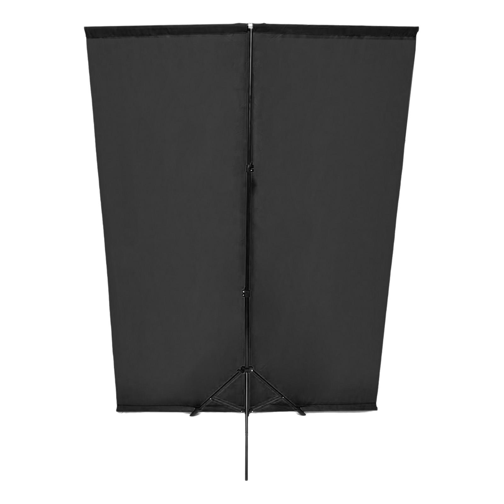 

Photography Background Kit with 2.4x2m Adjustable T Shaped Backdrop Stand + 2.4x2m Black Backdrop Black Screen Backdrop чёрный