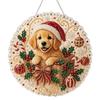 2D Acrylic Christmas Pendant Ornament for Holiday Decor