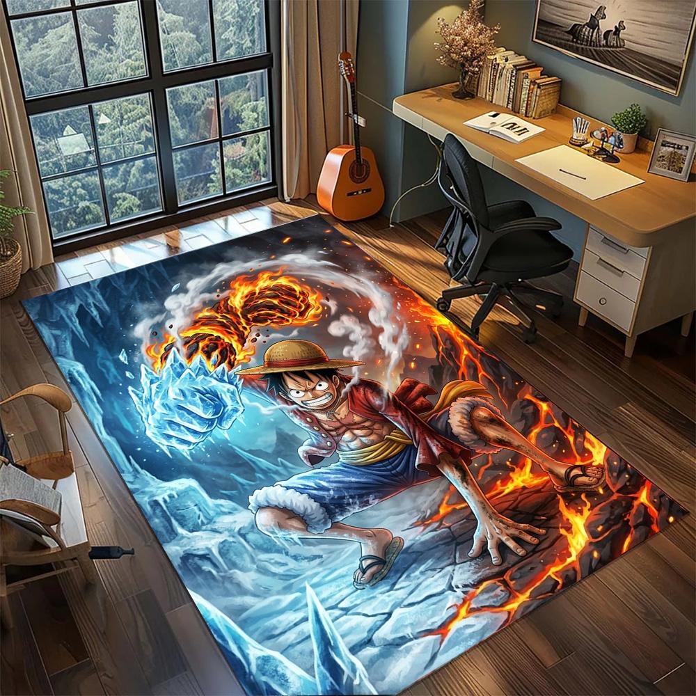 One Piece!Rug Carpet Large Area Rug Non Slip Washable Floor Mat Gamer Room Bedroom Home Decor