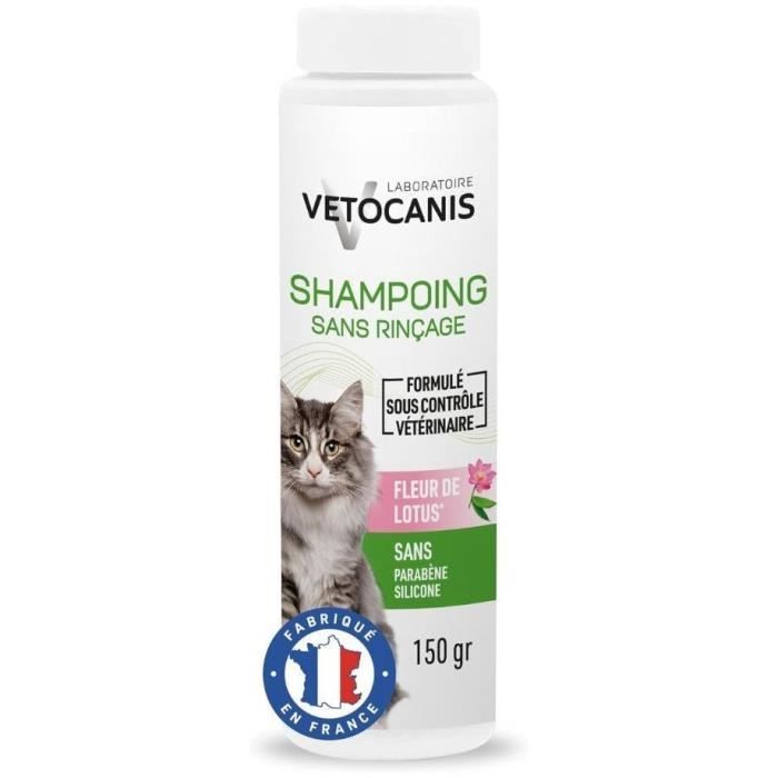 Shampoing Sec - VETOCANIS - 150gr Pour Chat