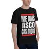 Fun Spanish Text 100 Cotton Casual Breathable Confortable Kawaii High End Mens Clothing Funny Shirt