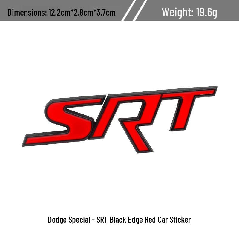 Dodge CHALLENGER Journey SRT Grille and Rear Emblem Metal Decorative Sticker
