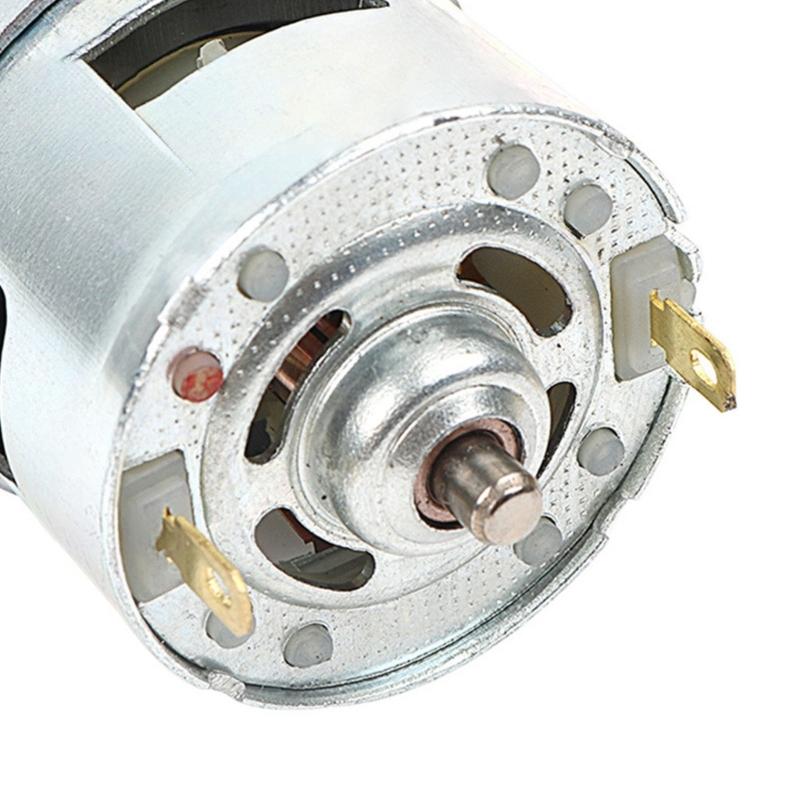 Multi Purpose 775 Round Shaft Motor High Torques 12000RPM Ball Bearing System For Robotics And Power Tool Upgrades