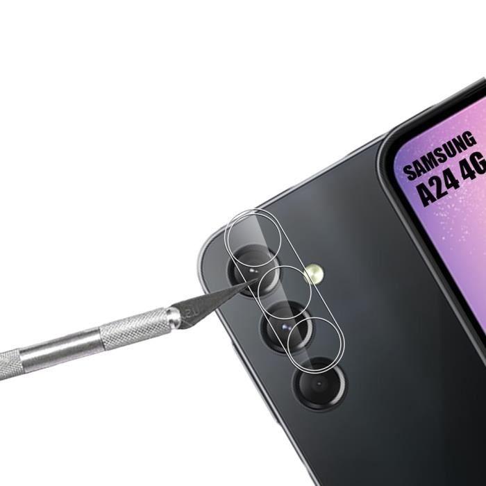 Protection caméra en verre trempé pour samsung galaxy a24 - booling - lot de 3