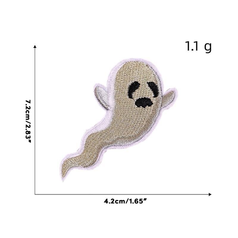 Festive Halloween Party Patch Decoration Embroidered Patches Stickers for DIY Costumes and Crafts Accessories