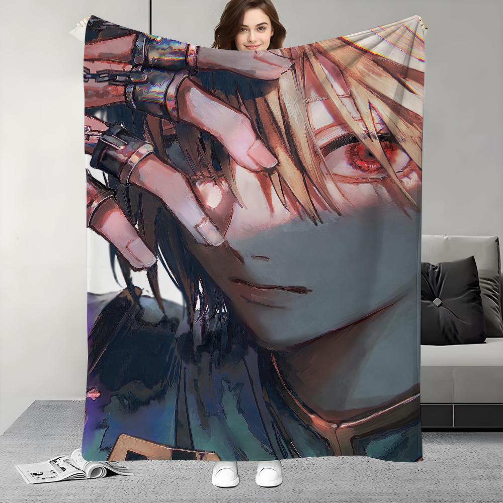 Anime Hunter X Hunter Blanket Design Lightweight  For Dorms, Naps, Living Room, Office,Sofa,All-Season