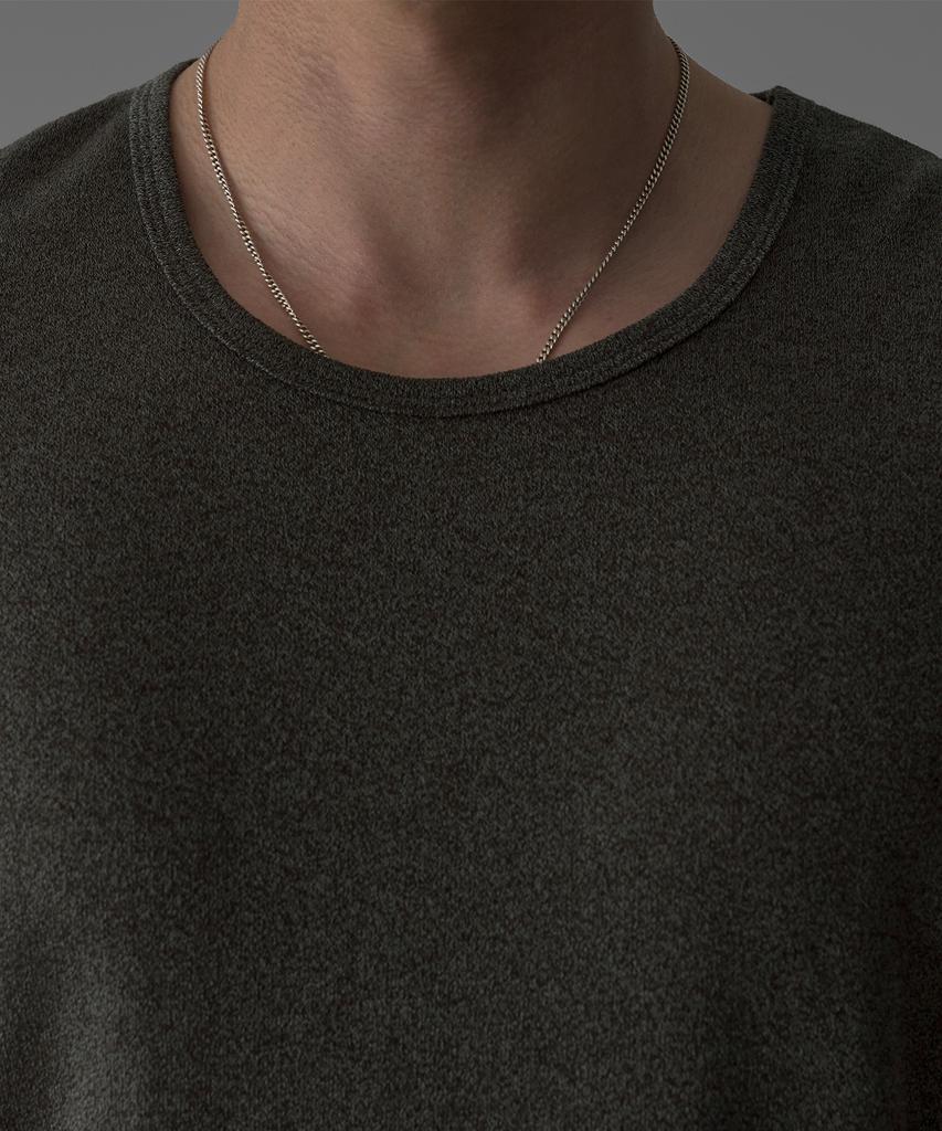 Baulopeulodeogteu Wool Fluid Knit Tee [Brown]