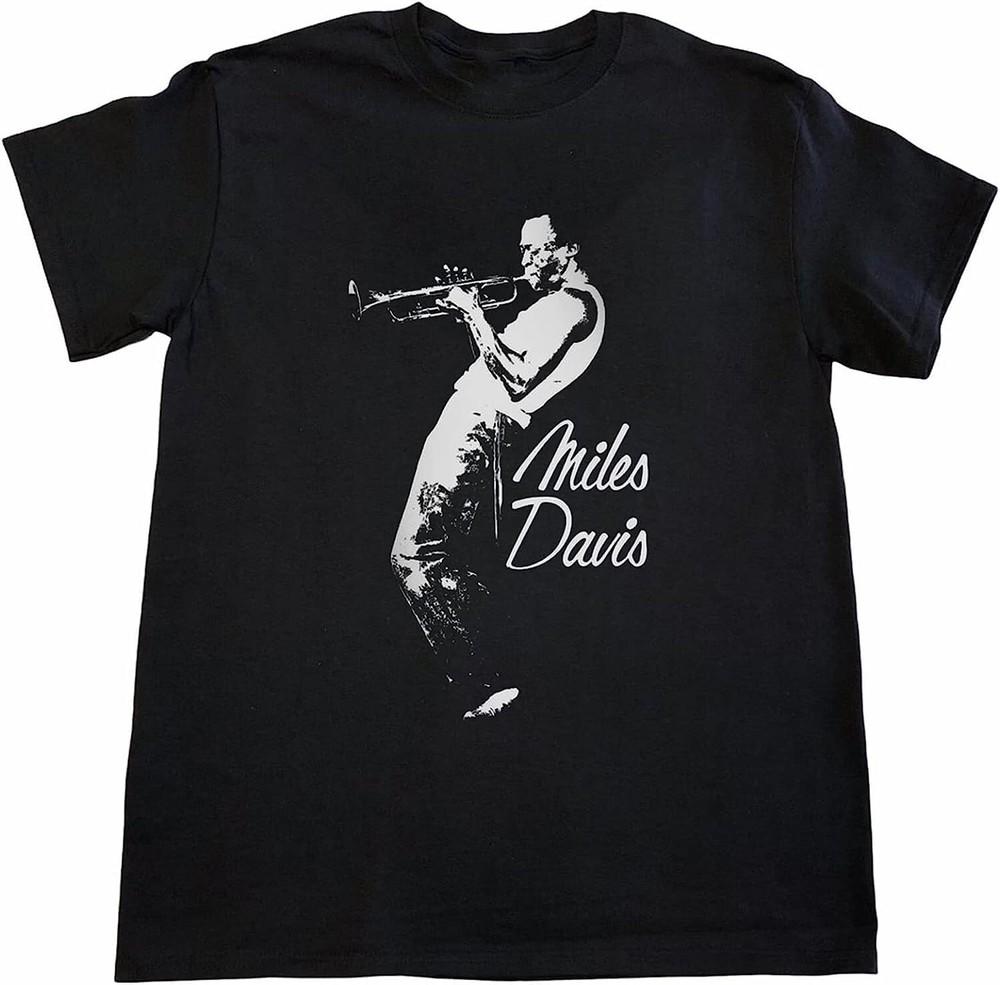 

Vtg Miles Davis Music Lover Heavy Cotton Black All Size Unisex Shirt TR058 Unisex T-Shirt S