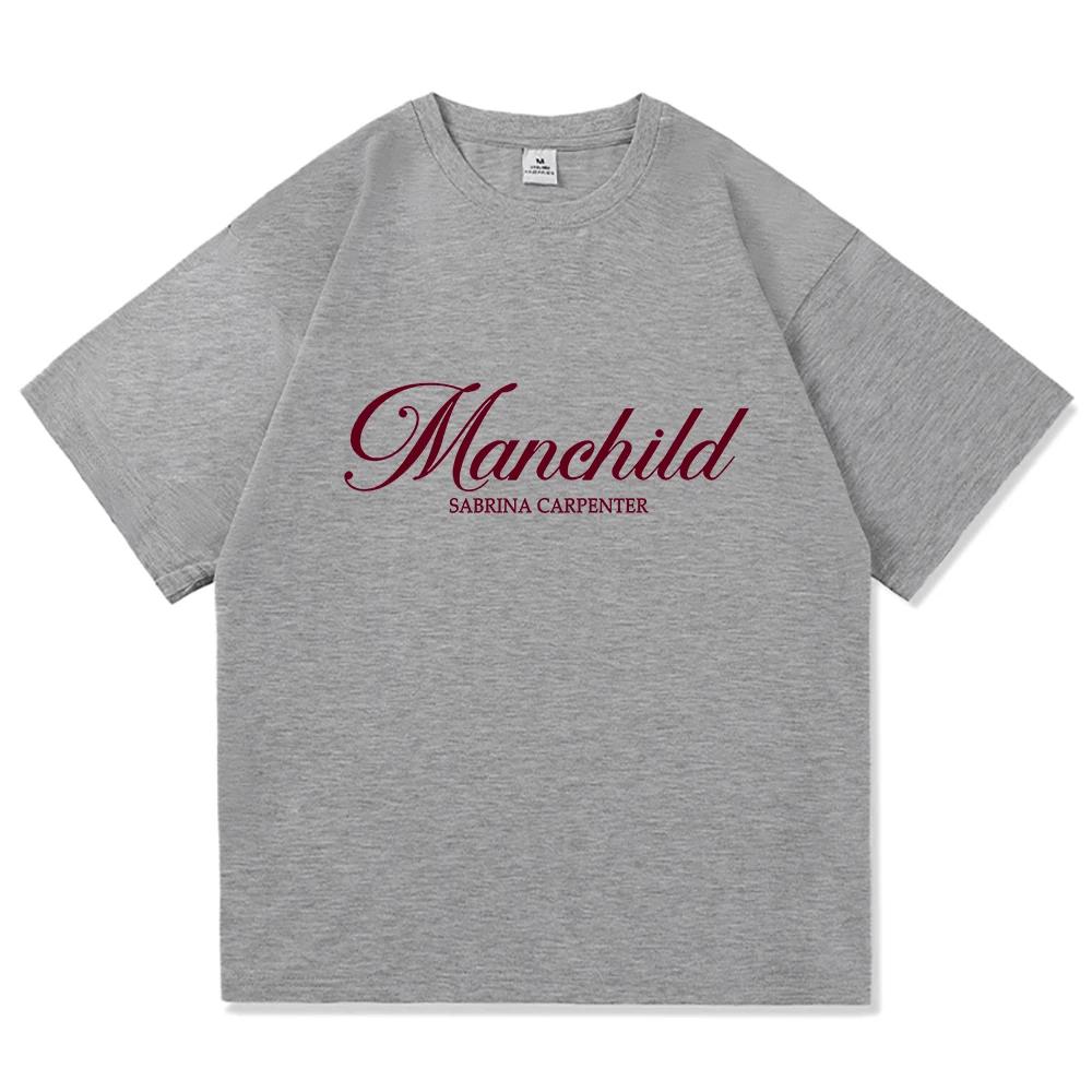 Sabrina Carpenter New Song Manchild TShirt 2025 Fashion Summer Men/women Clothing Retro Harajuku High Quality Clothes TShirts