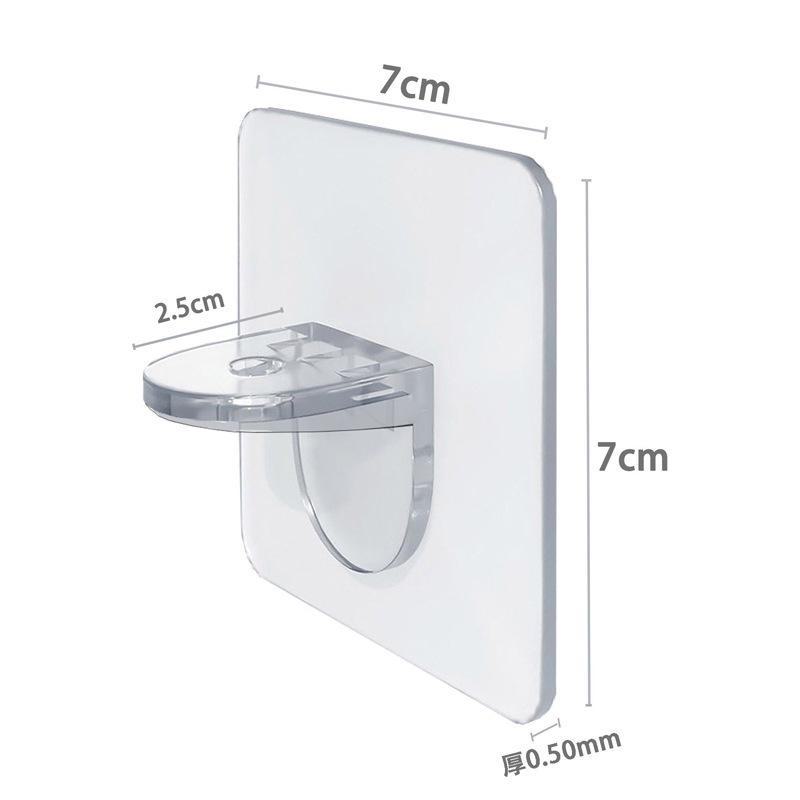 Triangle Bracket Punch-Free Hook for Wall or Wardrobe Partition