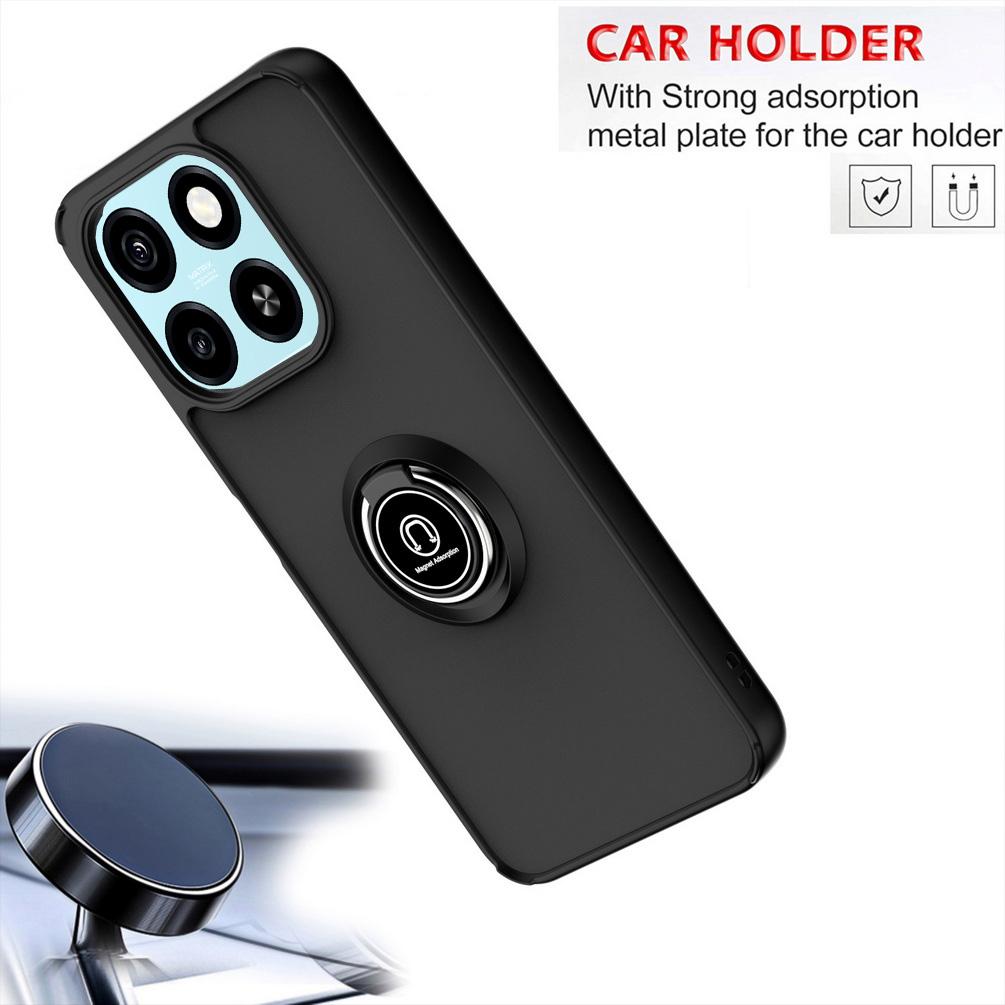 Capa de suporte giratório para ZTE Blade A55 A35 ZTE Axon 60 Lite Axon60 com anel de metal e capa de suporte para carro