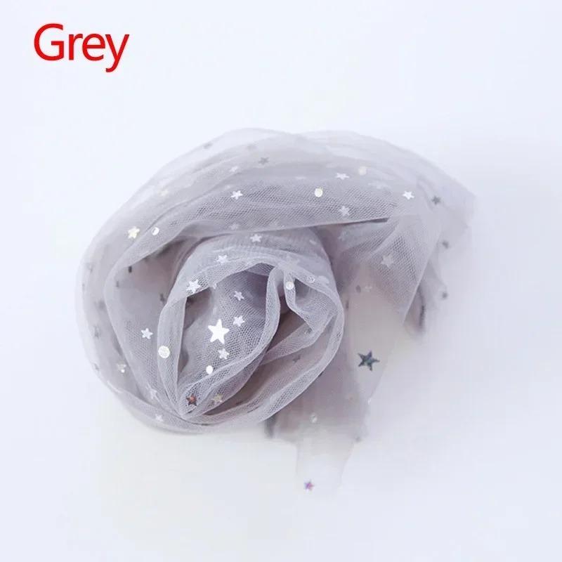 Summer Fashion Candy Color Thin Mesh Tulle Ankle Socks Transparent Elastic Mesh Shiny Stars Moon Fishnet Socks