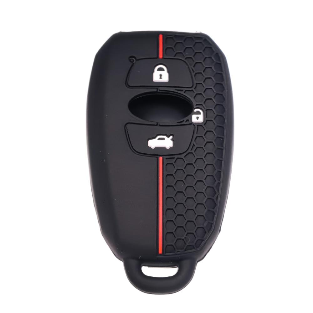 

New 3 Buttons Silicone Car Key Case Cover For Subaru Legacy Impreza Forester Xv Trezia Brz Wrx Levorg Remote Fob Shell Protector