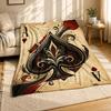 Pink Nine-Tailed Fox Coral Fleece Blanket