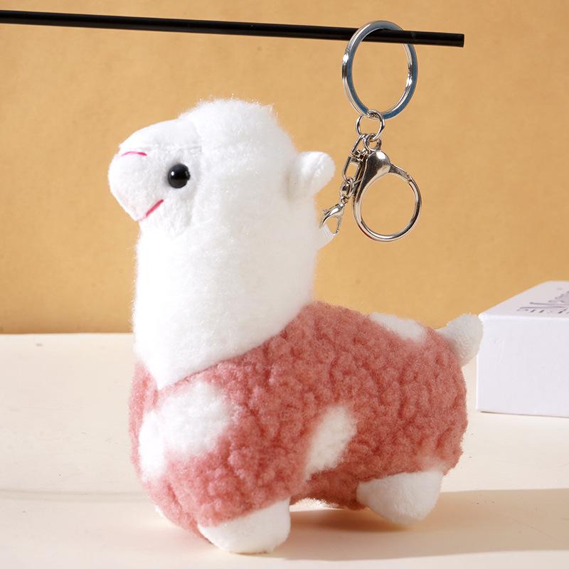 Alpaca Plush Keychain Decoration Doll Pendant
