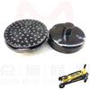 2.5Tons 3 Tons Horizontal Jack Accessories 3T Horizontal Hydraulic Jack Rubber Pad Universal Wheel Pallet Front Wheel