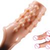 Adult Penis Ring Extension Sleeve Reusable Male Cock Rings for Ejaculation Delay Male Sex Toys No Vibrator Required