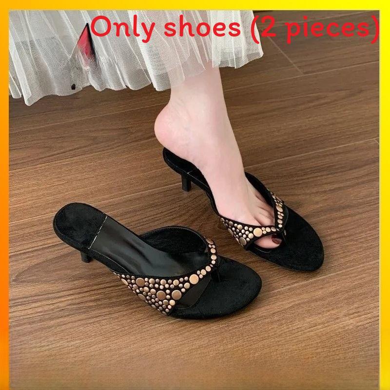 Female Flat Sandals With Waterproof Platform Pu Material For Casual Summer Wear