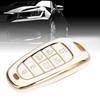 7 Buttons Car Key Fob Cover PU Full Coverage Protective Portable Car Key Cover Protector for Sonata     2022 To 2024