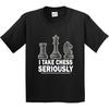 Inktastic Funny Chess Player Joke Youth T-Shirt Board Humor Future Club Tee Kids