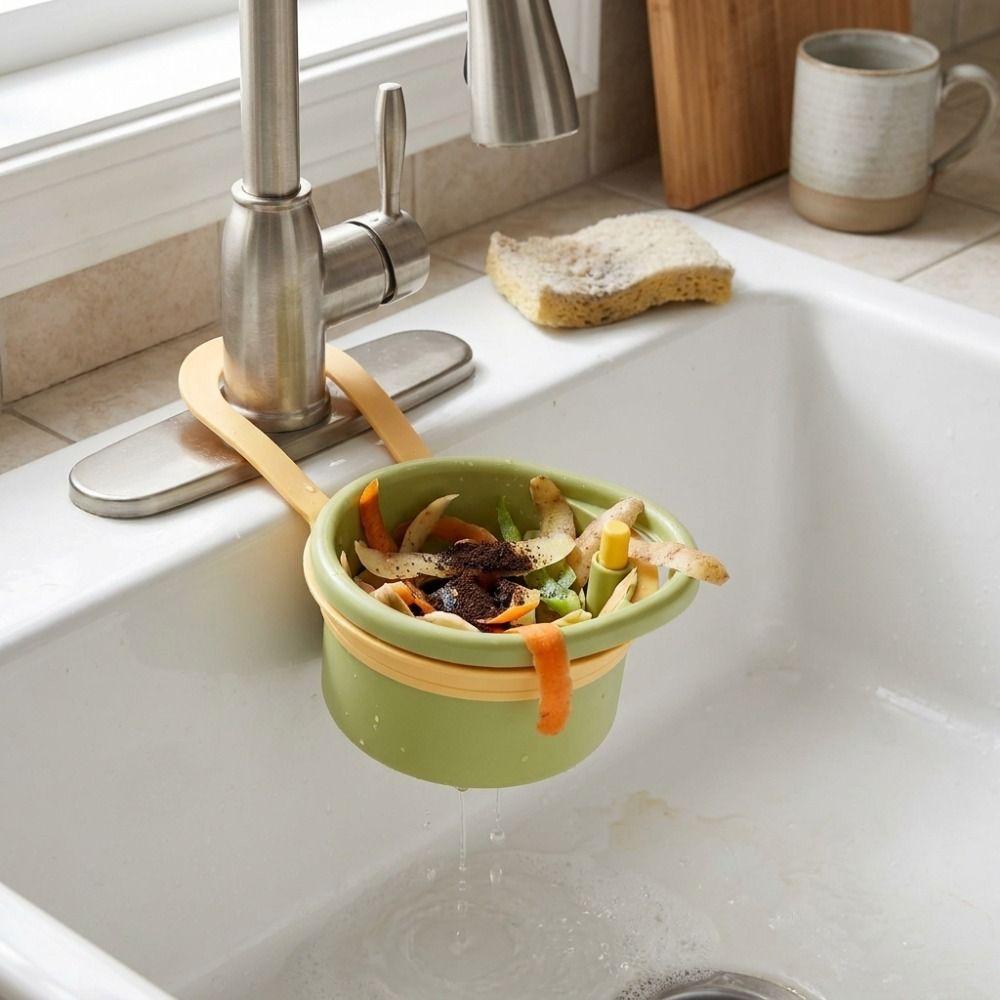 Detachable Kitchen Drain Basket Quickly Drain Fruit Washing Basin Sink Strainer Basket Household