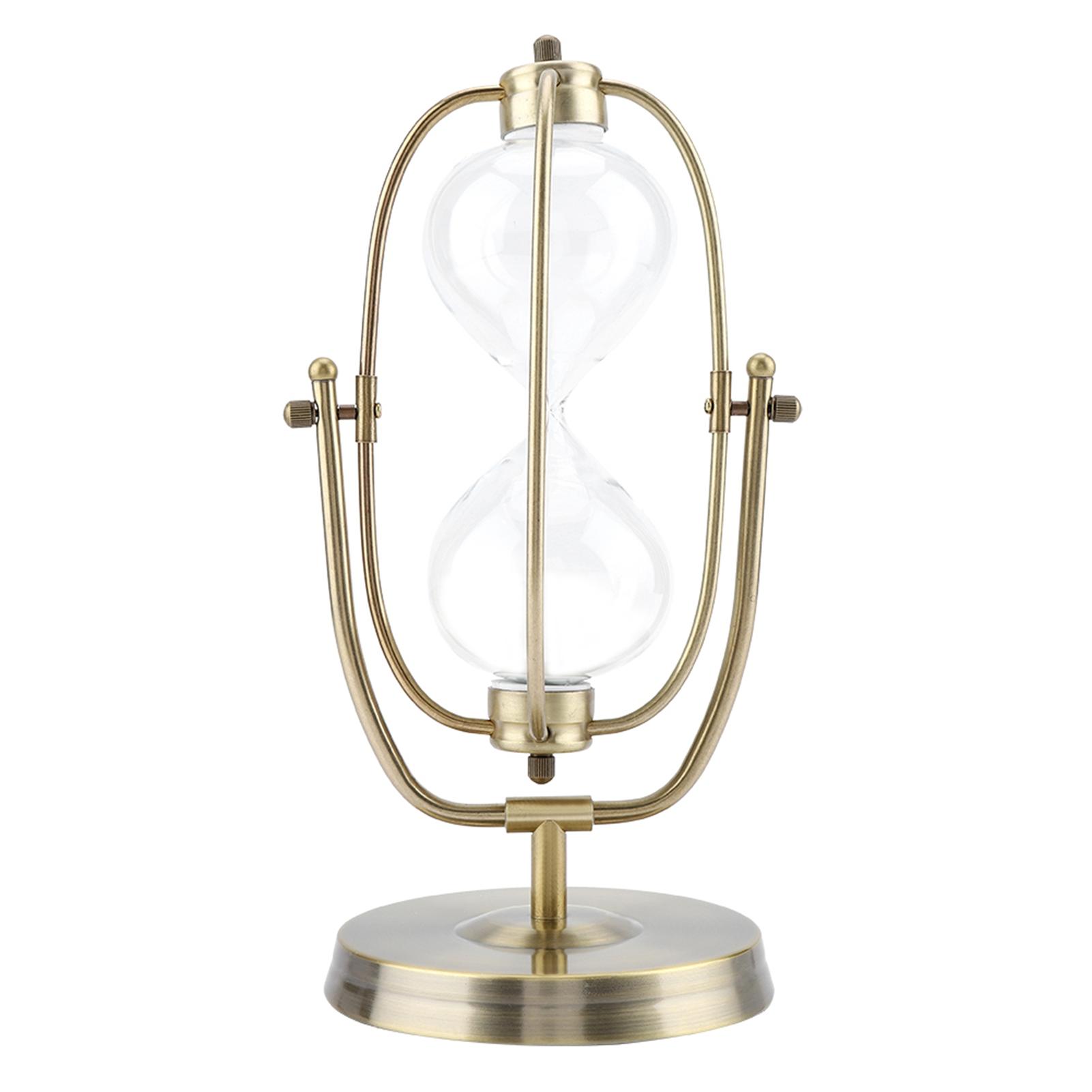 

Rotatable Sand Timer Transparent Glass Sandglass Clock Home Decor Gifts Desktop Ornament #3