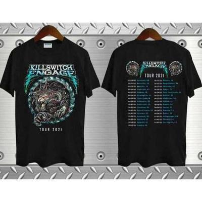Killswitch Engage Tourdaten 2021 Unisex T-Shirt beidseitig