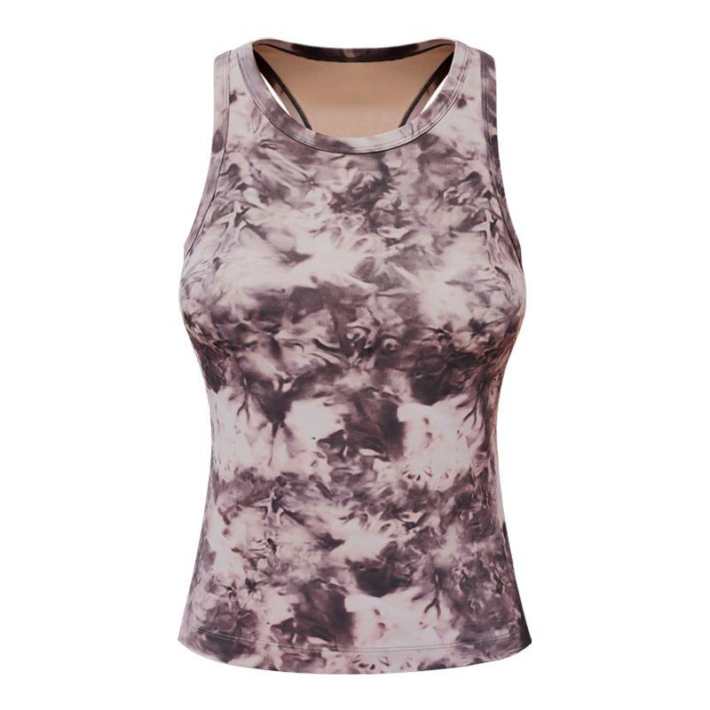 New Arrival Yoga Vest Women's Sports Running Slim Slim Looking I-Shaped Back Shaping Padded Stretch Workout Clothes