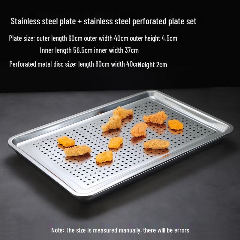 Jing Yu Heng Rectangular Stainless Steel Deep Perforated Tray