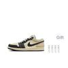Air Jordan 1 Low SE Coconut Milk Black Men Sneakers Cream Muslin Team-Gold HQ3437-101