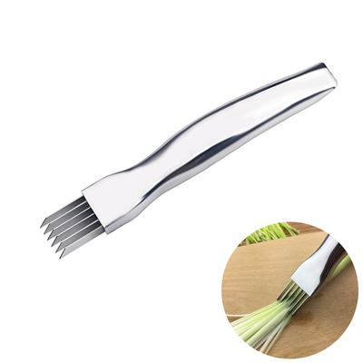 Edelstahl Zwiebelschneider Schneider Lauchschneider Messer Multi Gemüse Obst Zerkleinerer Reibe Küchenhelfer KC0148