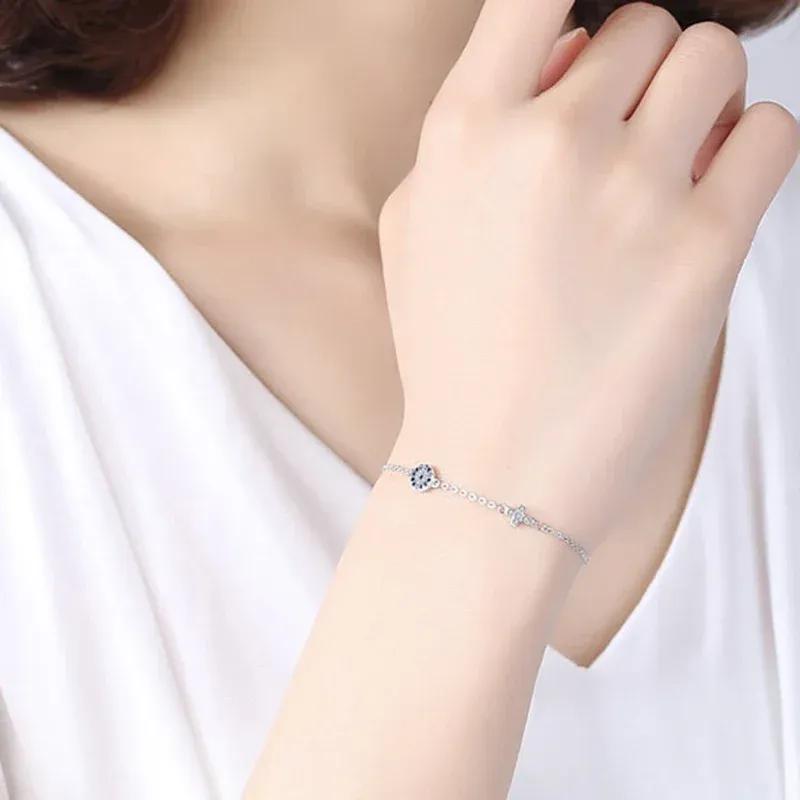 TONGZHE Mode Damarmband 925 Sterling Silver Hamsa Onda Ögat Armband Turkiet Smycken Handarmband För Kvinnor Pulseras 2020
