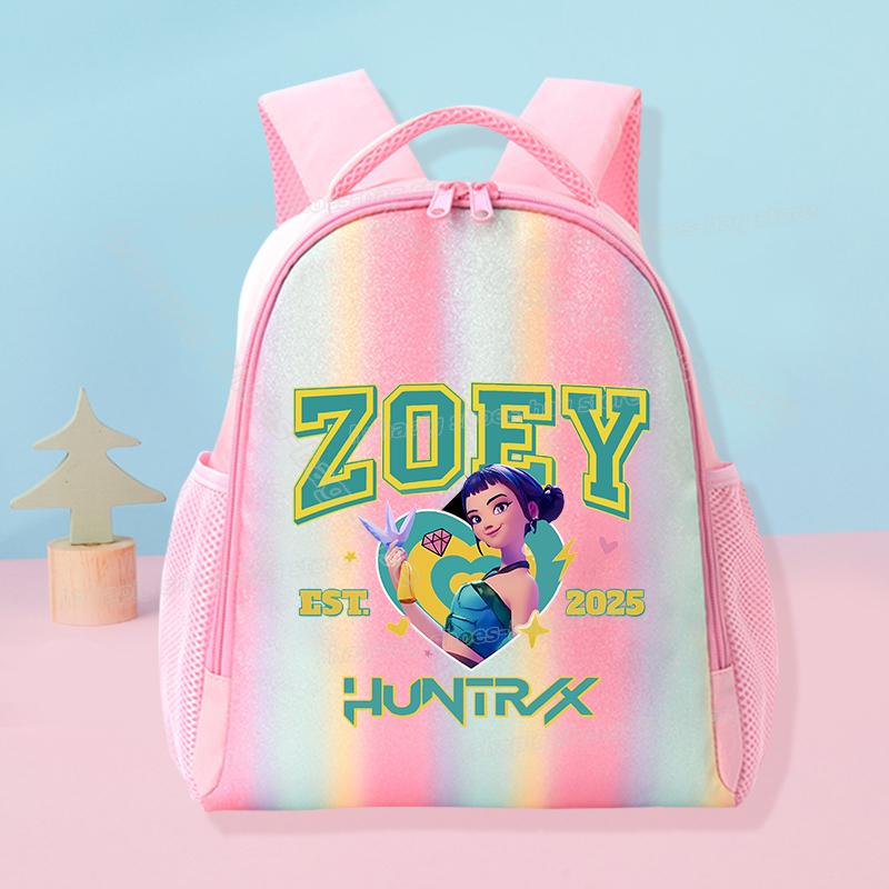 KPop Loveci na démony Škola Duhový Batoh Rumi Mira Zoey Dívka Studentský Batoh Anime Film Ženy Cestovní Batoh Narozeninový Dárek