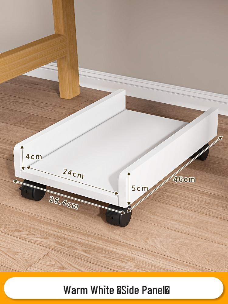 Movable Desktop Computer Stand with Wheels