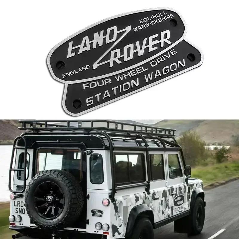Alloy Car Side Badge Decal Auto Rear Trunk Sticker Front Grille Emblem Accessories for Land Rover 2015 DEFENDER 110 Decoration XS2