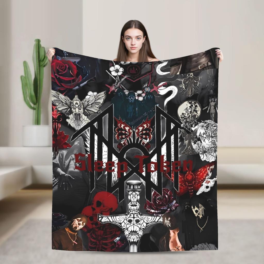 S-Sleep T-Token Blanket Quality Super Warm Throw Blanket Autumn Children Outdoor Fluffy Bedspread