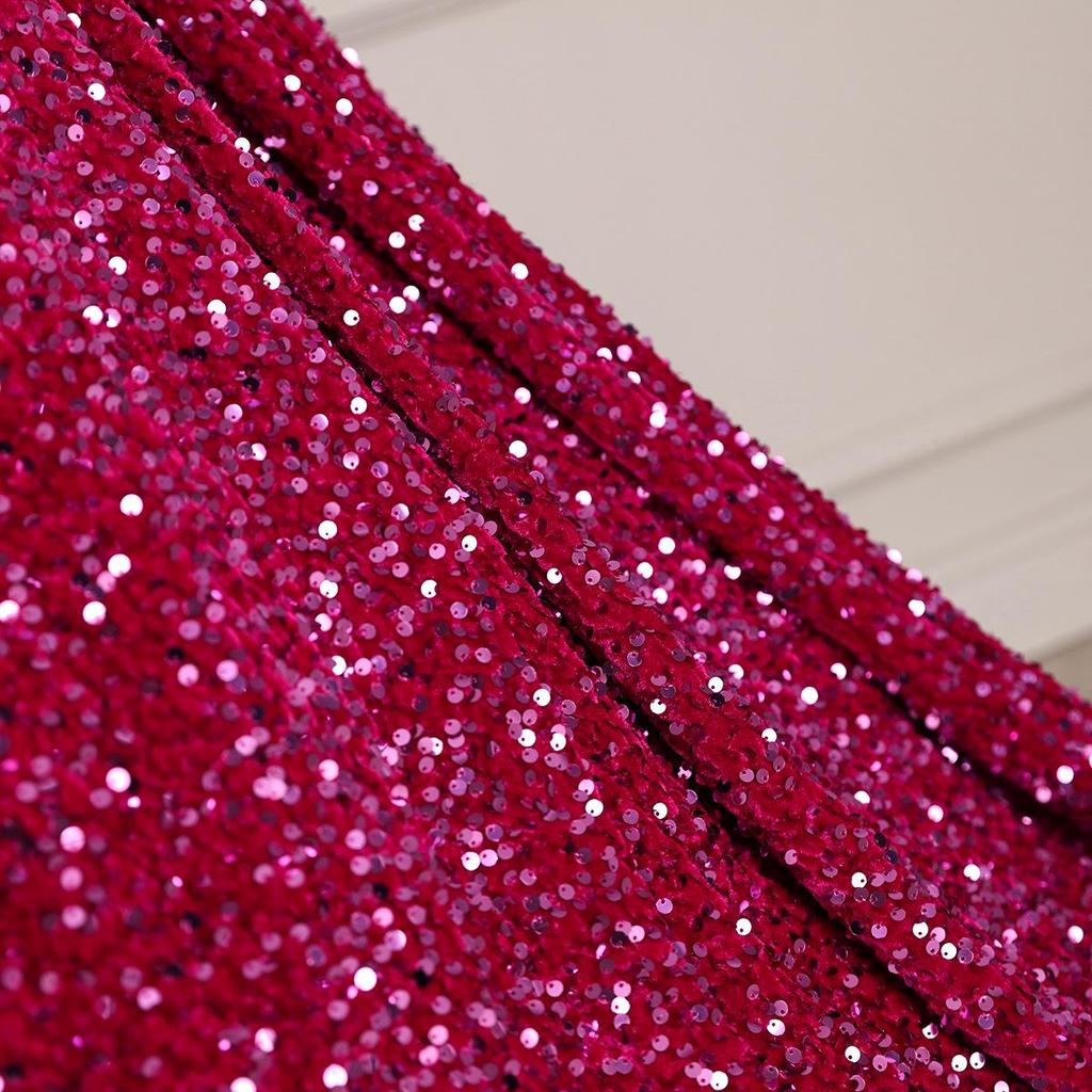 Cross-border Shiny Pitaya Puffy Skirt Wedding & Evening Gown