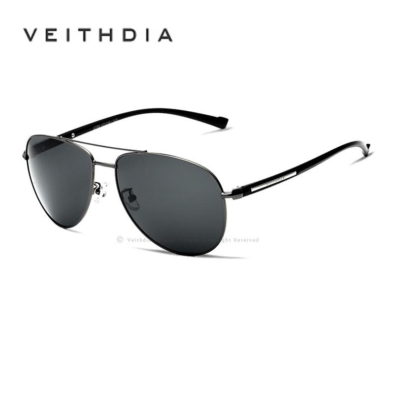 VEITHDIA Marke Designer Mode Unisex männer Sonnenbrille Polarisierte Spiegel Vintage Sonnenbrille 2708
