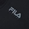 Fila Cycling Series Round Neck Solid Color Breathable Casual Slim Fit Long Sleeve T-Shirt Men Tops Black A11M448204F-BK