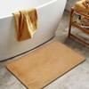 Coral Fleece Emboss Bathroom Cashmere Thickening Mat Bath Non-slip Carpets In Wash Basin Bathtub Side Floor Rug Shower Room Doormat Memory Foam 3D Pad