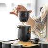 Portable four-load ceramic travel kung fu tea set, one pot and four cups of ceramic simple gift box, gift set
