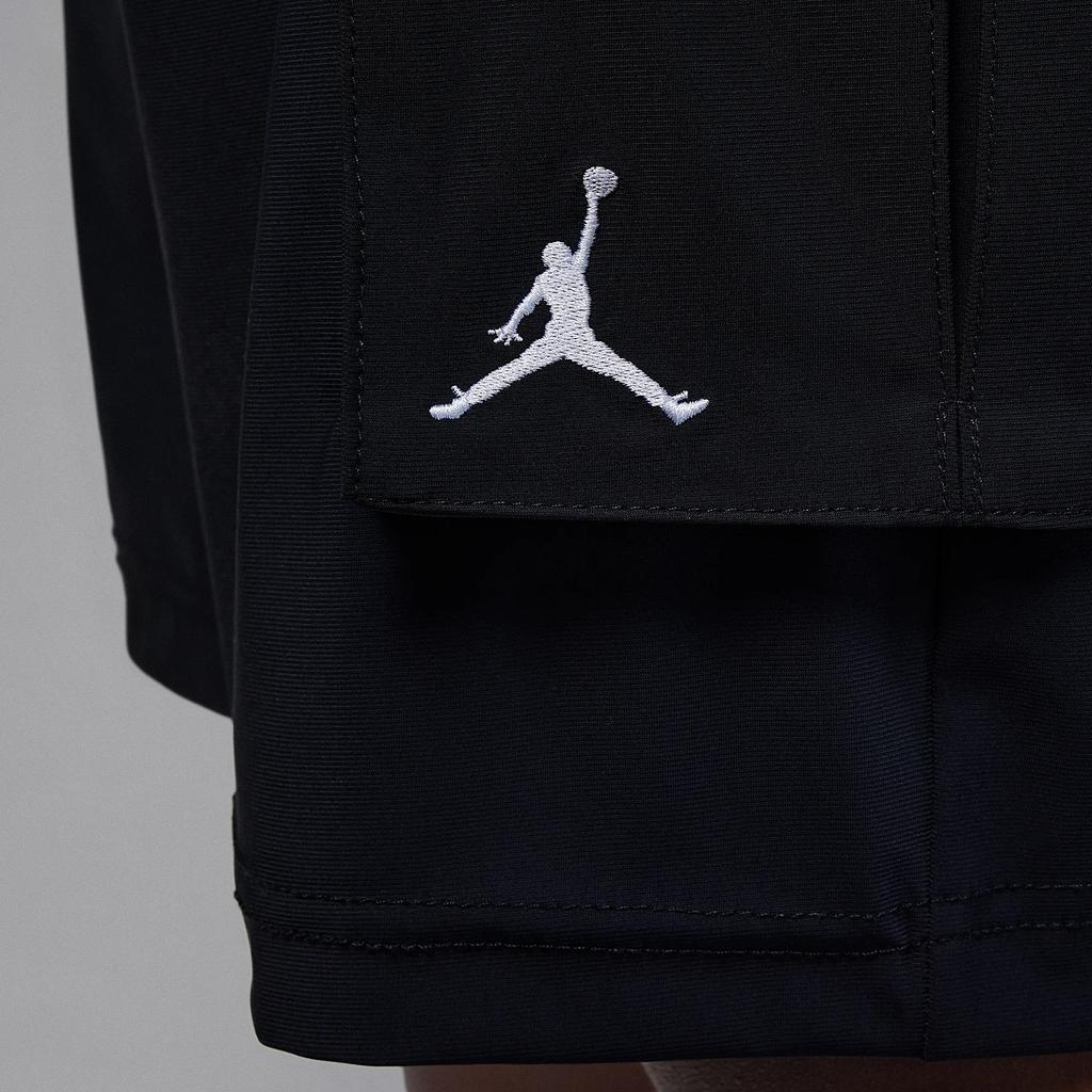 Jordan Lace-Up Comfortable Simple Five-Point Shorts Kids Shorts Black II3088-010