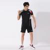 Li Ning Badminton Series Quick-Dry Cool Breathable Competition Sports Short Sleeve Straight Leg Five-Point Elastic Waist Shorts AATT031-0