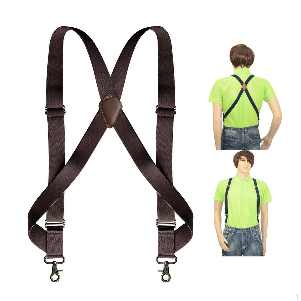 Classic Mens X-Type Suspenders with Swivel Hooks
