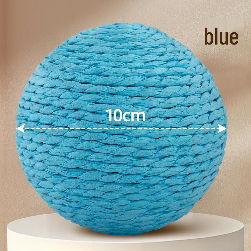 Bunte Plüsch- und Glöckchen-Katzenbälle - Selbstbeschäftigendes Spielzeug für Katzen